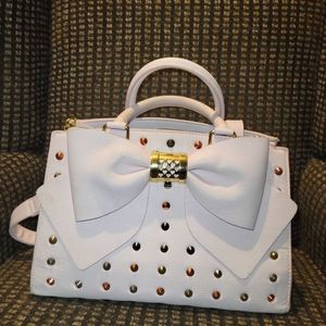 Betsey Johnson studded satchel